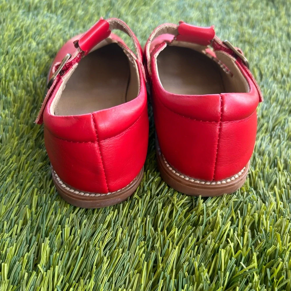 Elegant Red Kids Dress Shoes